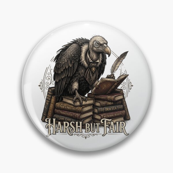Item preview, Harsh But Fair Vulture Literary Critic Victorian Gothic designed and sold by Retro Mood Co.