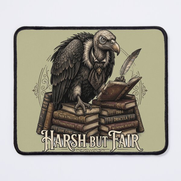 Item preview, Harsh But Fair Vulture Literary Critic Victorian Gothic designed and sold by Retro Mood Co.
