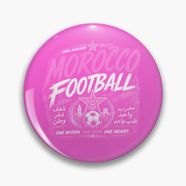 Item preview, Morocco Football Pink Typography Design | National Football Fan Graphic designed and sold by TKOprintdesigns.