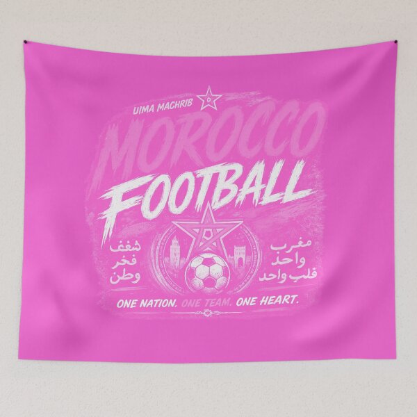 Item preview, Morocco Football Pink Typography Design | National Football Fan Graphic designed and sold by TKOprintdesigns.