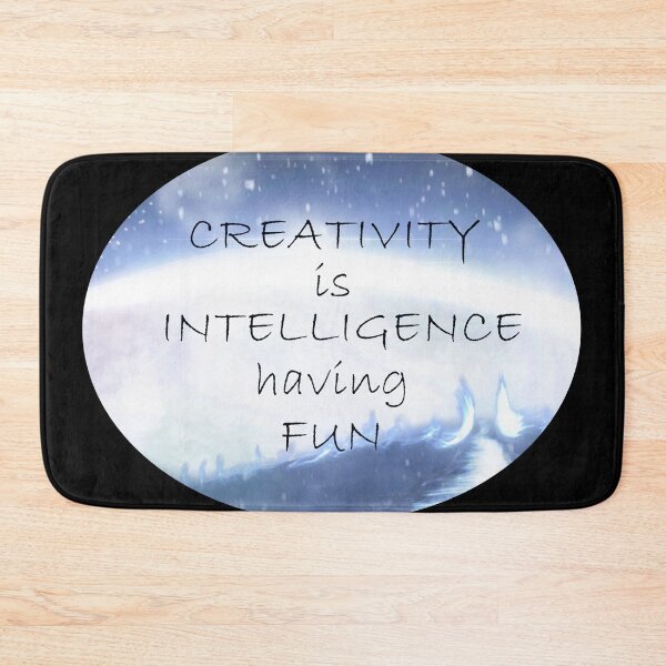 Item preview, Creativity is Intelligence Having Fun - Vibrant Light bulb Art  designed and sold by Tokraz-art.