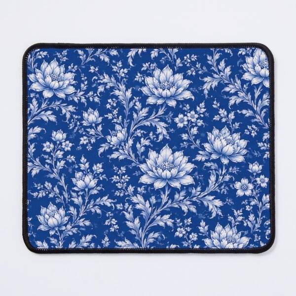 Item preview, Welcome Thailand Blue Lotus & Jasmine Ornament Pattern | Thai Floral Travel Souvenir Design designed and sold by Beeform.
