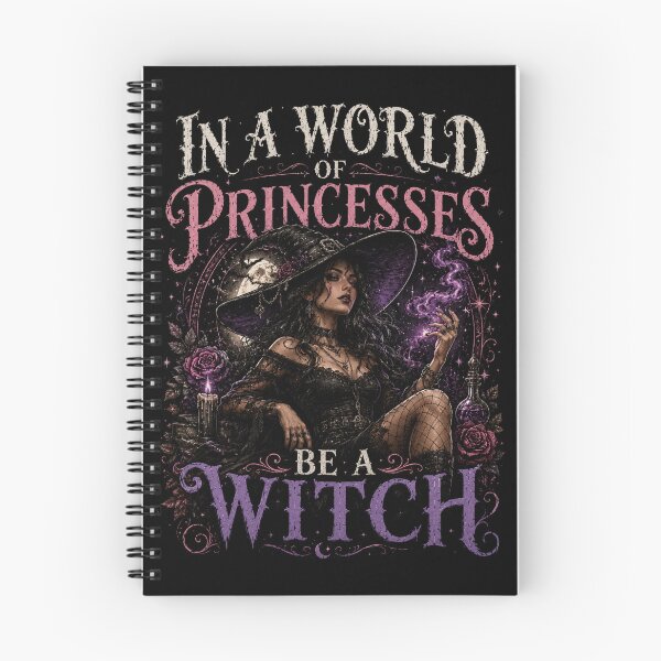 Item preview, In a World of Princesses Be a Witch – Dark Gothic Magic Design designed and sold by MargaretaArt.
