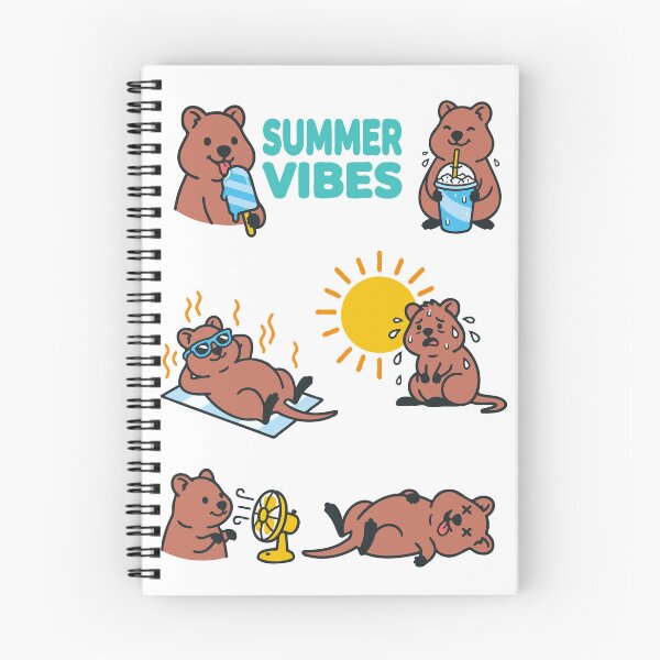 Item preview, Sweaty Quokka in Summer Season - Sticker Pack - Tee designed and sold by RedStreamStudio.
