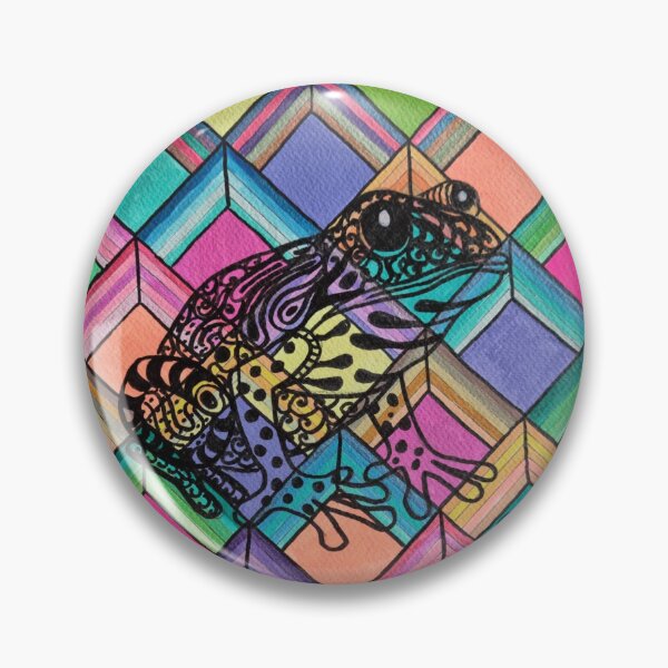 Item preview, Frog against a psychedelic background designed and sold by sylgraph37.