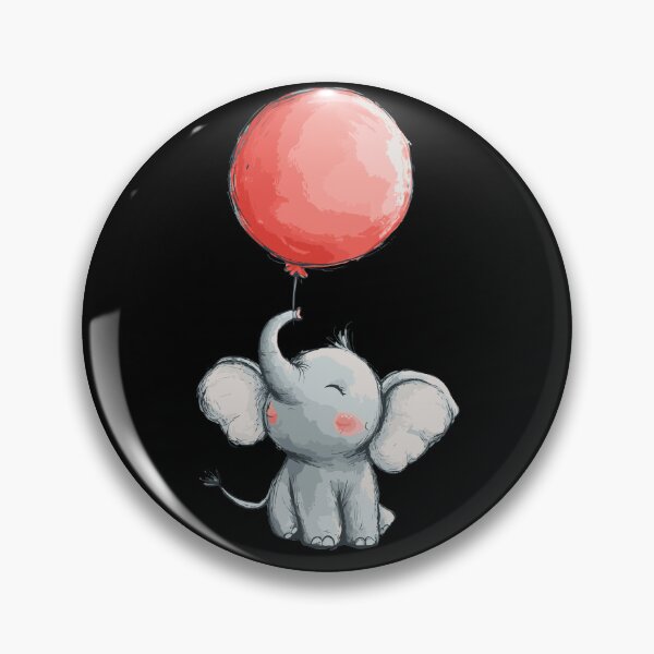 Item preview, Baby Elephant and Sunset Balloon designed and sold by ClubVacay.