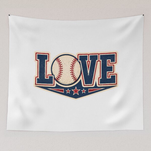 Item preview, Love Baseball Mom Vintage Game Day Fan designed and sold by chattsuede.