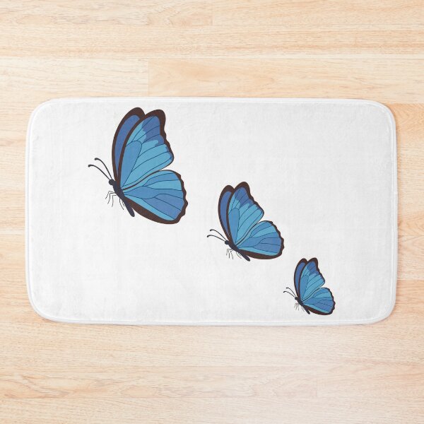Item preview, Blue Morpho Butterfly Trio Illustration designed and sold by BetweenForms.