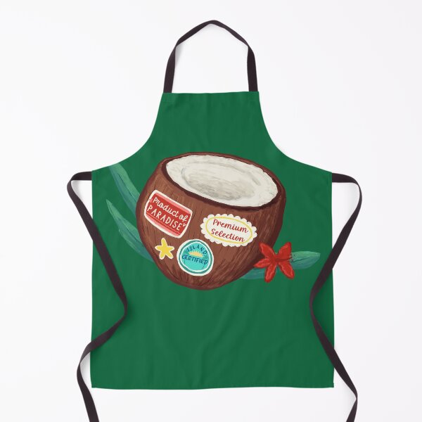Item preview, Coconut Sticker Illustration, Product of Paradise, Tropical Summer Graphic designed and sold by art-injoy.
