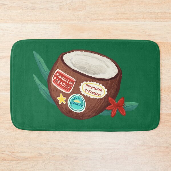 Item preview, Coconut Sticker Illustration, Product of Paradise, Tropical Summer Graphic designed and sold by art-injoy.