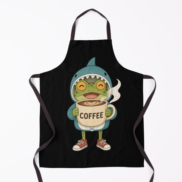 Item preview, Coffee Frog Cute Kawaii Coffee Lover Cartoon Design designed and sold by TreeDoPrints.