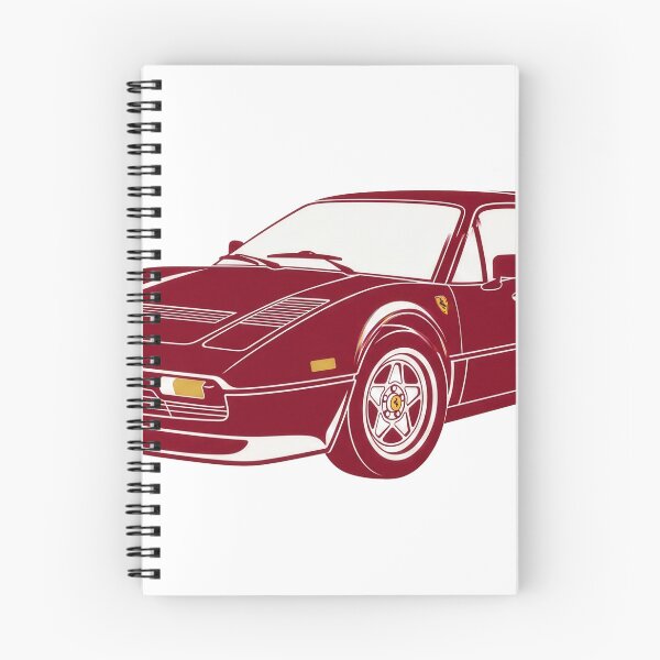 Item preview, Ferrari 308 GTB Minimalist Line Art Illustration | Classic Italian Sports Car Artwork designed and sold by Gated Gear.