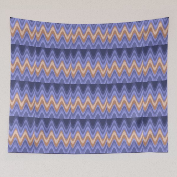 Item preview, Blue and Brown Waves designed and sold by Eric-A-Allen.