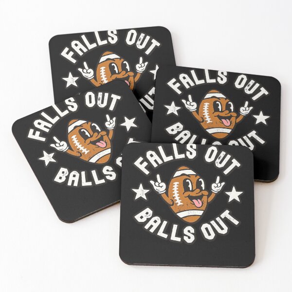 Item preview, Falls Out Balls Out Funny Football Fan Sports Humor designed and sold by Dujosufot.