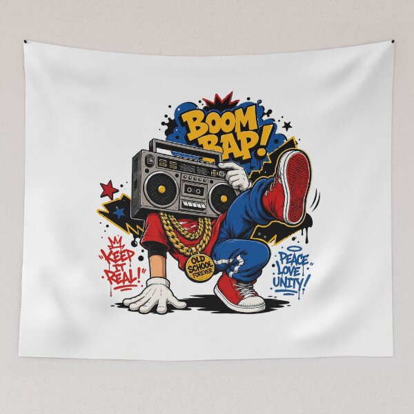 Item preview, Boom Bap Old School Forever Keep It Real designed and sold by chattsuede.