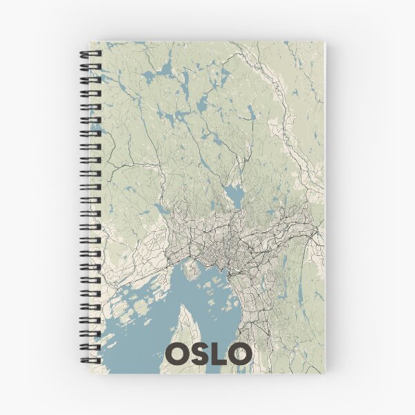 Item preview, Oslo Map designed and sold by MapsNerd.