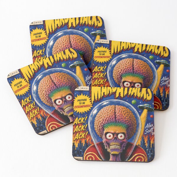 Item preview, MARS ATTACKS COMIC COVER ACK ACK ACK designed and sold by Campbell0395.