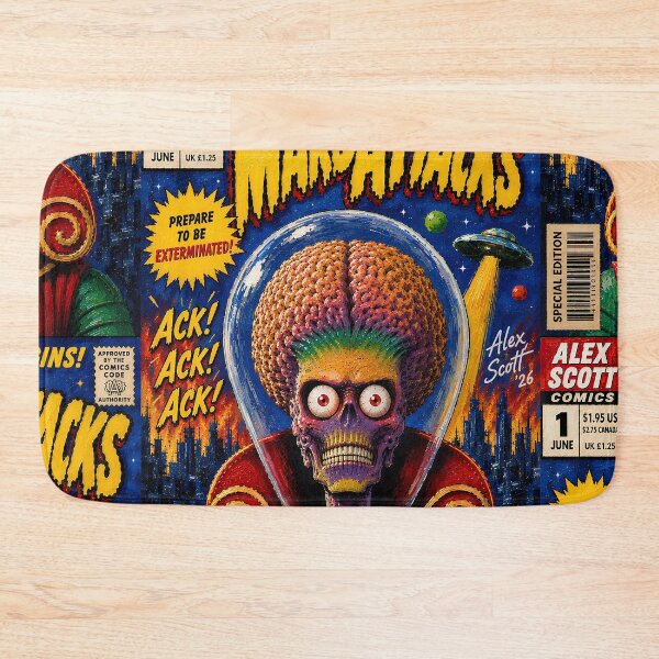 Item preview, MARS ATTACKS COMIC COVER ACK ACK ACK designed and sold by Campbell0395.