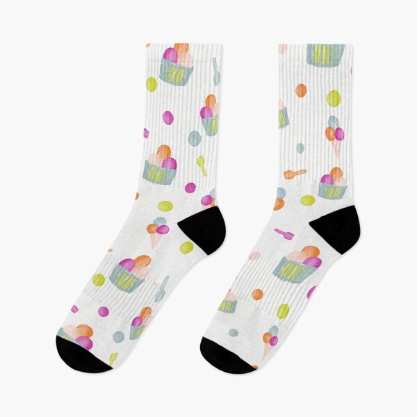 Item preview, Ice cream cones, ice cream cups, ice cream spoons and ice cream scoops designed and sold by Sonja Birkelbach.