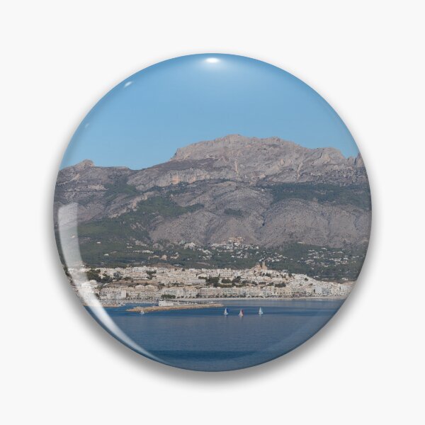 Item preview, Coastal town of Altea, mountains and the blue sea designed and sold by Adriana Mueller.