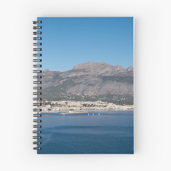 Item preview, Coastal town of Altea, mountains and the blue sea designed and sold by Adriana Mueller.