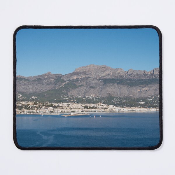 Item preview, Coastal town of Altea, mountains and the blue sea designed and sold by Adriana Mueller.
