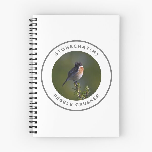 Item preview, Stonechat (Male) - Pebble Crusher designed and sold by KM Wong Photography.