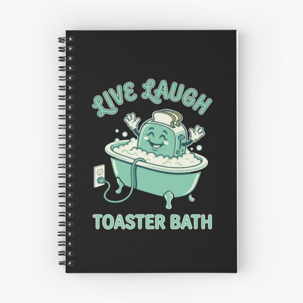 Item preview, Live Laugh Toaster Bath Dark Humor Meme designed and sold by JonesFlora2025.