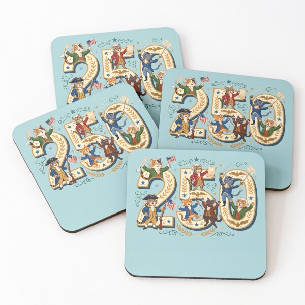 Item preview, 250th Anniversary Colonial Cats Patriotic History designed and sold by d247.