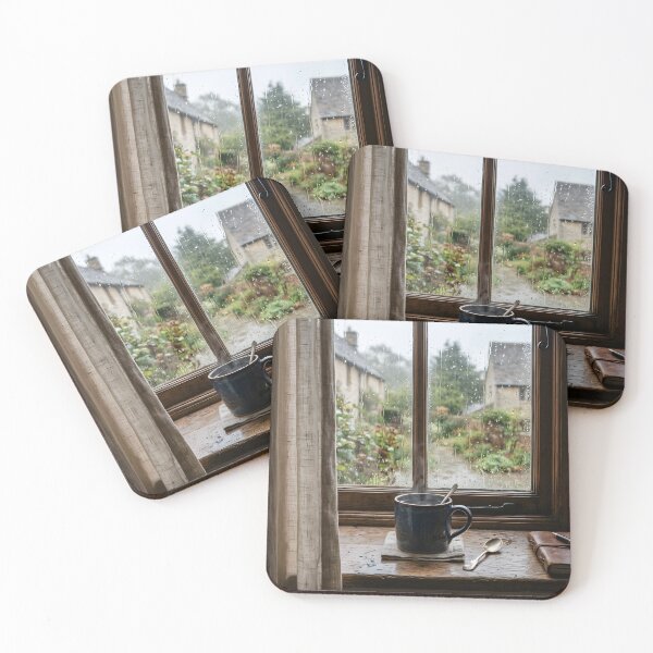Item preview, Cozy Rainy Window View Steaming Mug designed and sold by novadawy.