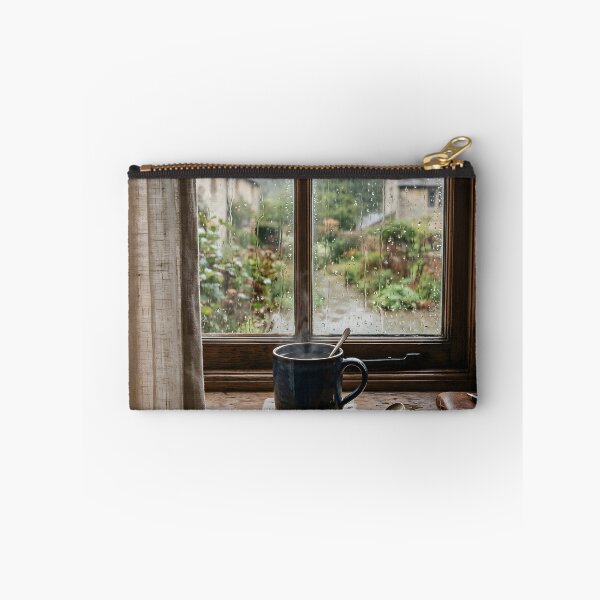 Item preview, Cozy Rainy Window View Steaming Mug designed and sold by novadawy.