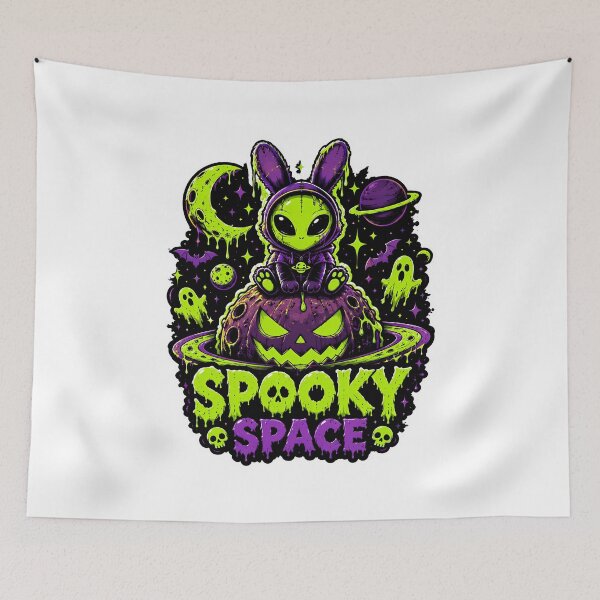 Item preview, Spooky Space Alien Aesthetic Creepy Cute Halloween designed and sold by chattsuede.