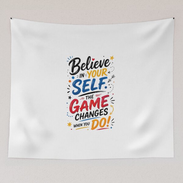 Item preview, It emphasizes the importance of self-confidence with the phrase "Believe in yourself" designed and sold by Ulikedigital14.