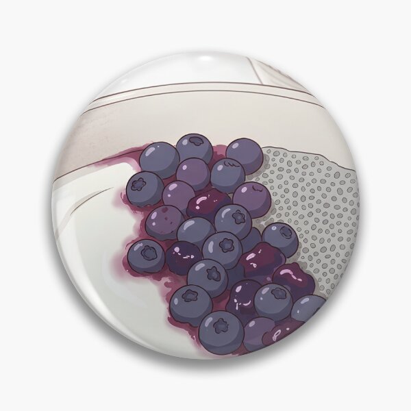 Item preview, Cozy Anime Breakfast - Chia Pudding & Blueberry Yogurt Bowl designed and sold by NaevaArt.