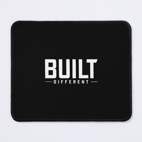 Item preview,   Built Different Minimalist Typography T-Shirt | Premium Streetwear Motivational Quote Tee | Gym Mindset Hustle Fashion designed and sold by Origon Prints.