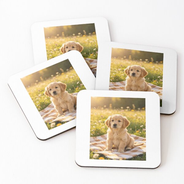 Item preview, A puppy being good sat on his blanket designed and sold by carlsmart1.