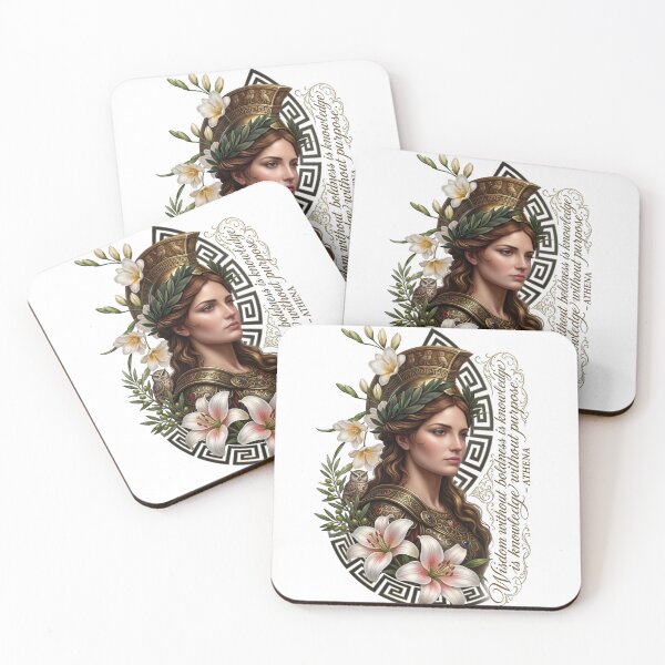Item preview, Goddess Athena Greek Mythology Wisdom Owl designed and sold by Sovereign Supply Co..