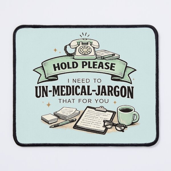 Item preview, Medical Interpreter Funny Hold Please Jargon Bilingual Gift designed and sold by Voxly.