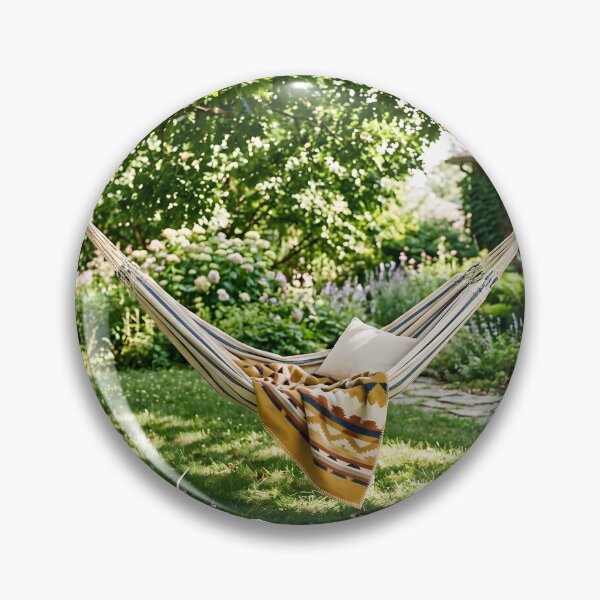 Item preview, Cozy Summer Hammock Garden Reading Oasis designed and sold by novadawy.