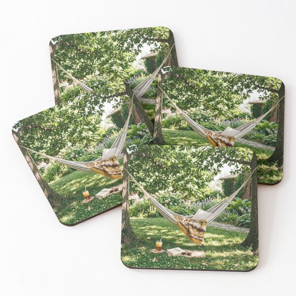 Item preview, Cozy Summer Hammock Garden Reading Oasis designed and sold by novadawy.