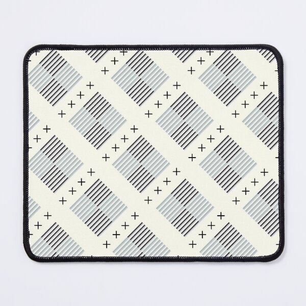 Item preview, Minimalist Cross Stripe Pattern | Black White Scandinavian Seamless  designed and sold by Dino-Lune.