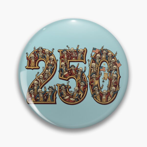 Item preview, 250th American Revolution Skeleton Patriots designed and sold by d247.