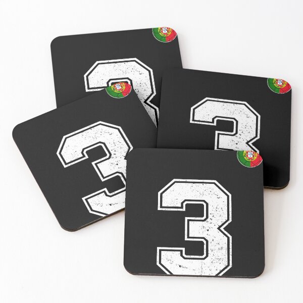 Item preview, Portugal Soccer Number 3 Vintage Sports Fan designed and sold by OliviaHayesArt.