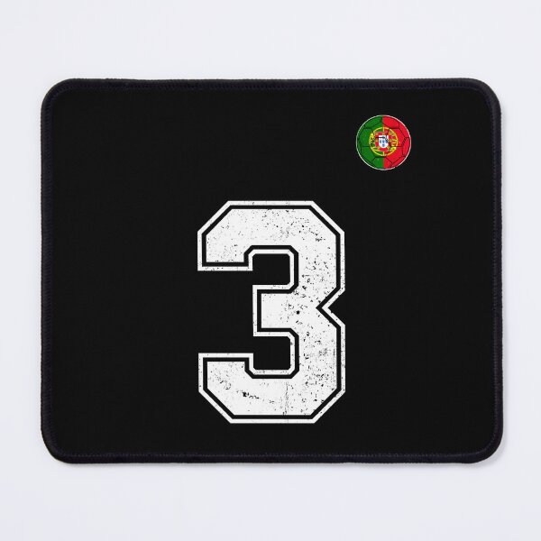 Item preview, Portugal Soccer Number 3 Vintage Sports Fan designed and sold by OliviaHayesArt.