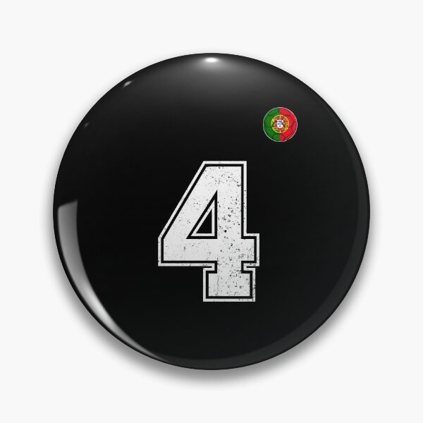 Item preview, Portugal Soccer Number 4 Vintage Sports Fan designed and sold by OliviaHayesArt.