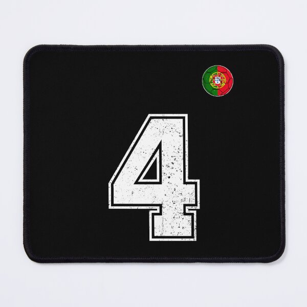 Item preview, Portugal Soccer Number 4 Vintage Sports Fan designed and sold by OliviaHayesArt.