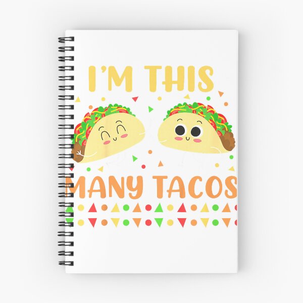 Item preview, I'm This Many Tacos Second Birthday Party Cinco De Mayo T-Shirt designed and sold by SavsMerch.