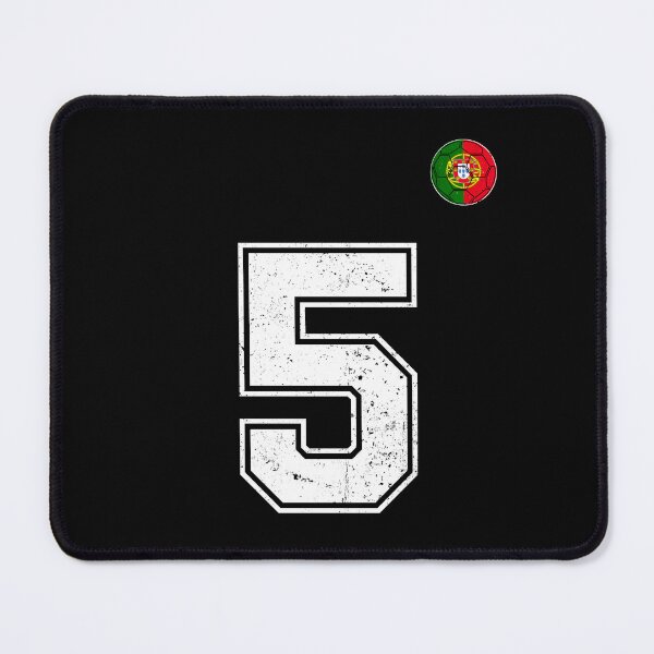 Item preview, Portugal Soccer Number 5 Vintage Sports Fan designed and sold by OliviaHayesArt.
