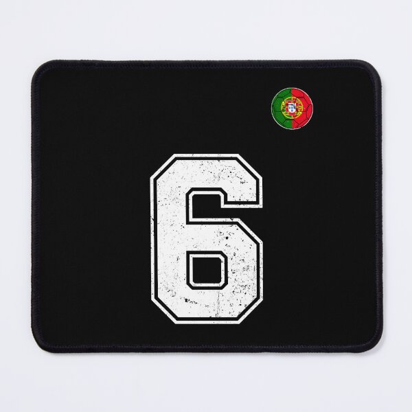Item preview, Portugal Soccer Number 6 Vintage Sports Fan designed and sold by OliviaHayesArt.