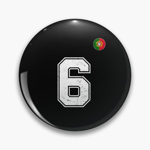 Item preview, Portugal Soccer Number 6 Vintage Sports Fan designed and sold by OliviaHayesArt.